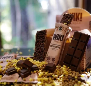 BARRA  DE QUINOA INFLADA Y CHOCOLATE WIK