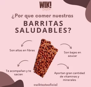 BARRA  DE QUINOA INFLADA Y CHOCOLATE WIK - Image 4