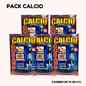 CALCIO CUBANO 5 SOBRES DE 70 GRS