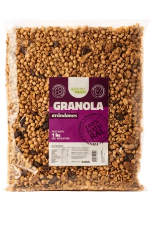 GRANOLA CON ARANDANOS KG  GRANOMAX