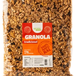 GRANOLA PASAS DE UVA Y ALMENDRAS KG.  GRANOMAX
