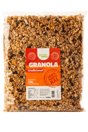 GRANOLA PASAS DE UVA Y ALMENDRAS KG.  GRANOMAX