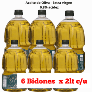 PACK 6 UNIDADES DE ACEITE DE OLIVA 2 LTS
