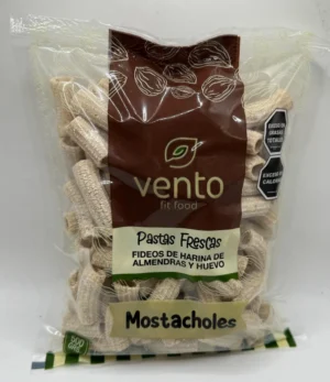 FIDEOS MOSTACHOLES HARINA  DE ALMENDRA 500 GR - CONGELADOS